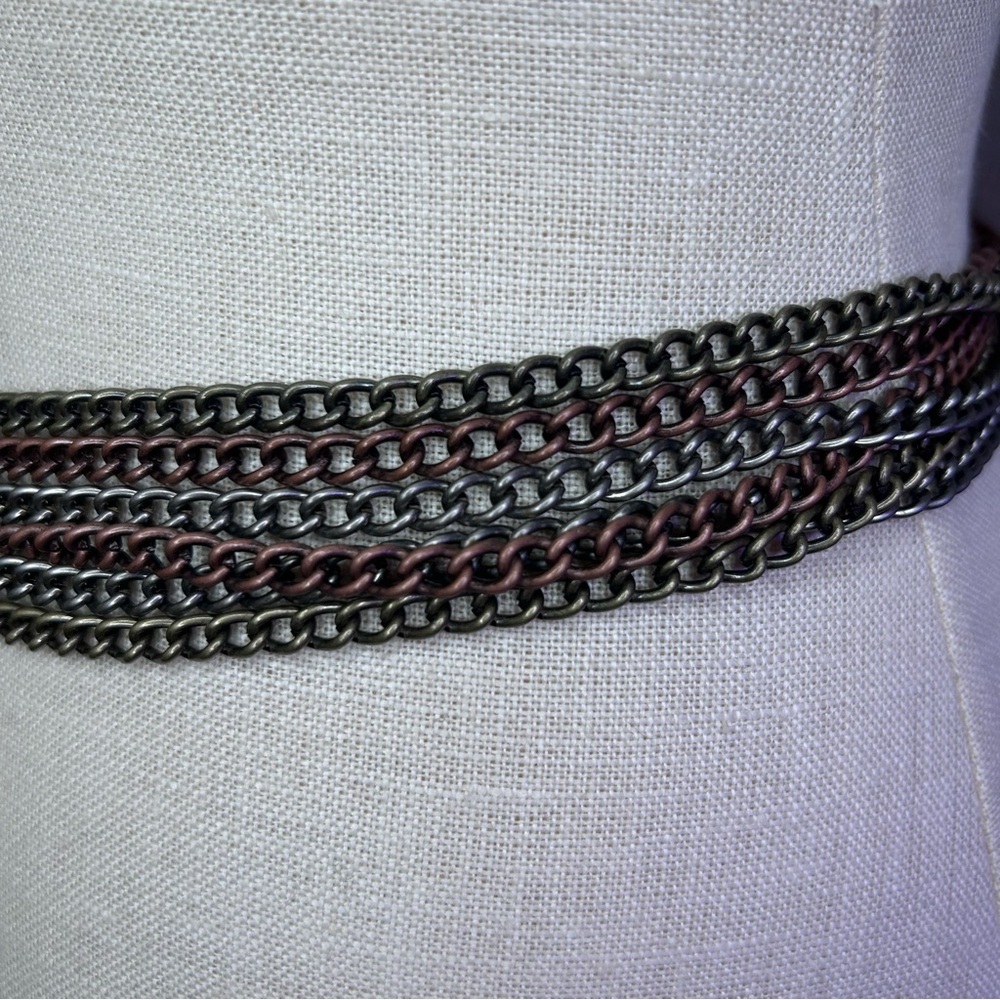 Elegant Silver Chain Belt approx 41” - Picture 4 of 6